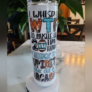 Sarcastic Funny Quotes 20oz Wireless Speaker Tumbler